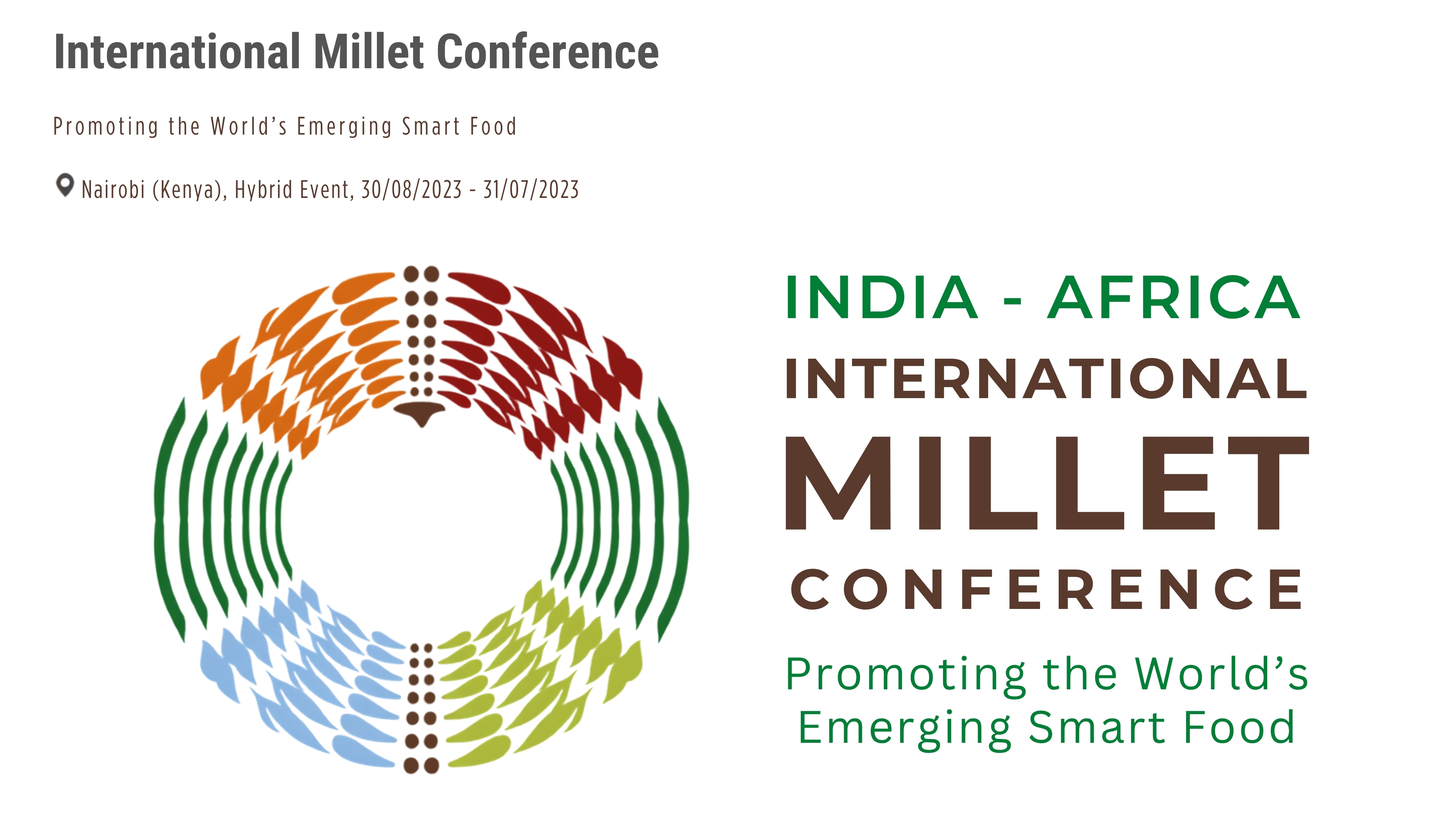 India Africa International Millet Conference