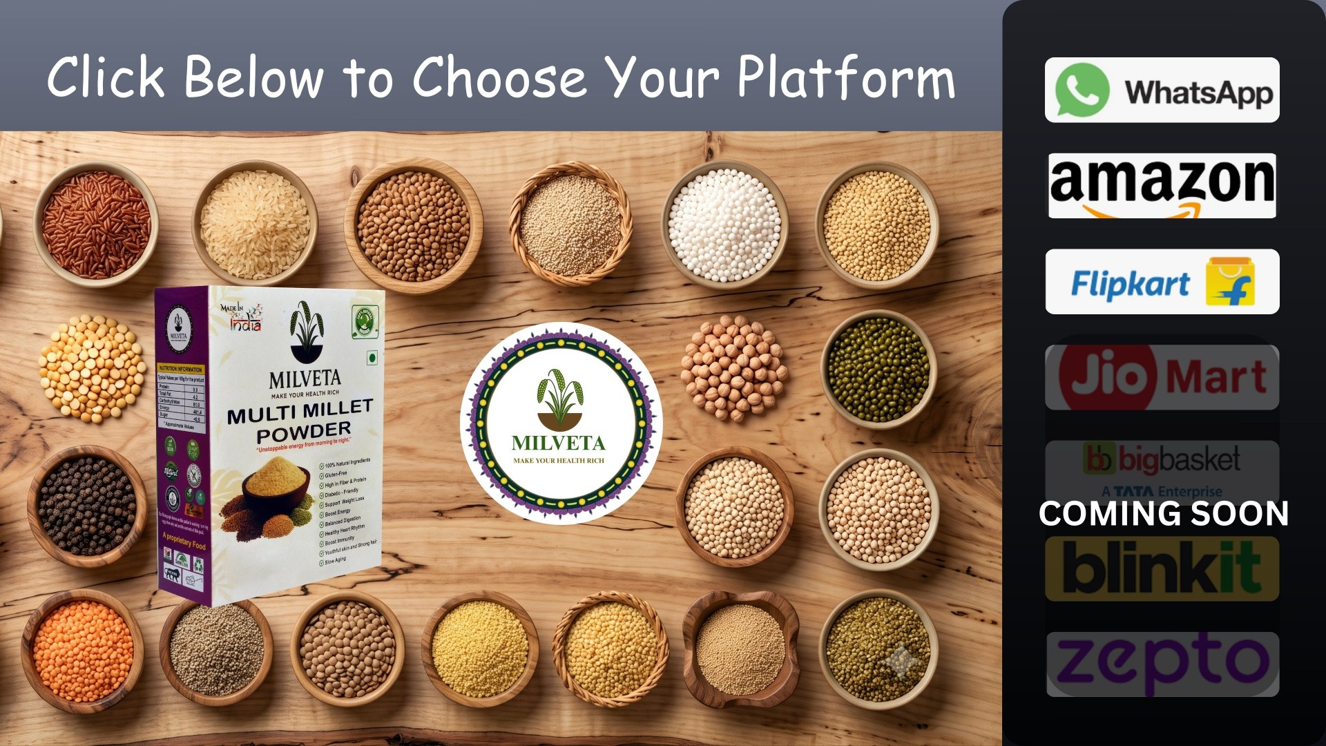 Milveta Multi Millet Powder